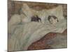 Le lit-Henri de Toulouse-Lautrec-Mounted Giclee Print