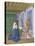 Le Livre d'Heures d'Etienne Chevalier : Les Heures de la Vierge, La seconde Annonciation-Jean Fouquet-Stretched Canvas
