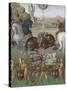 Le Livre d'Heures d'Etienne Chevalier : Les Suffrages des Saints, Saint Paul sur le chemin de Damas-Jean Fouquet-Stretched Canvas