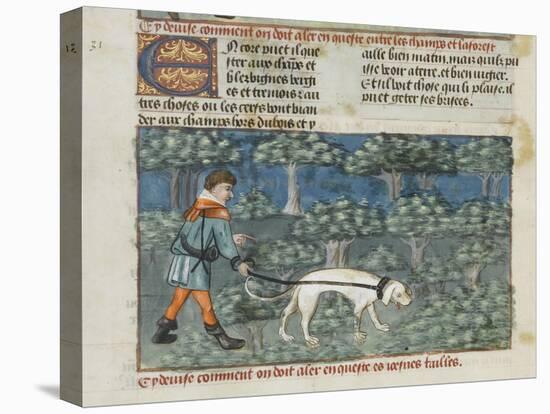 Le Livre de la chasse de Gaston Phébus-null-Stretched Canvas