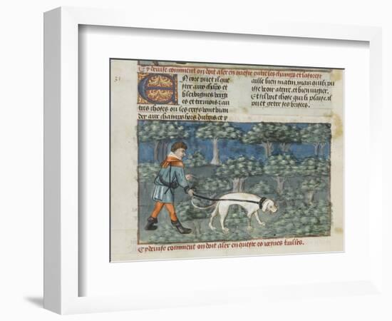 Le Livre de la chasse de Gaston Phébus-null-Framed Giclee Print