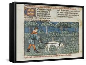 Le Livre de la chasse de Gaston Phébus-null-Framed Stretched Canvas