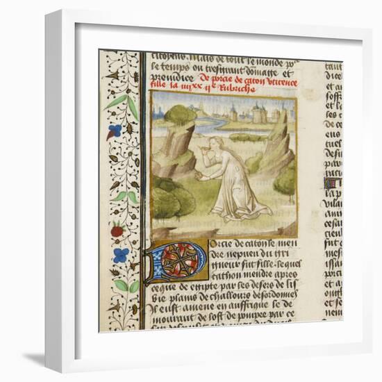 Le Livre des cleres et nobles femmes de Boccace.-null-Framed Giclee Print