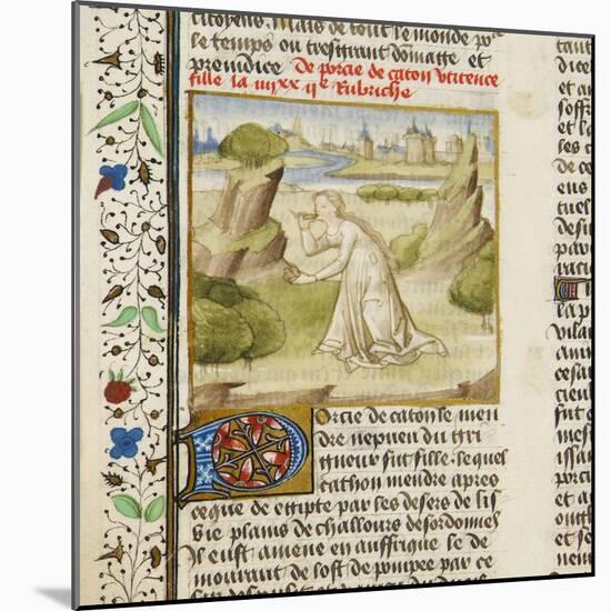 Le Livre des cleres et nobles femmes de Boccace.-null-Mounted Giclee Print