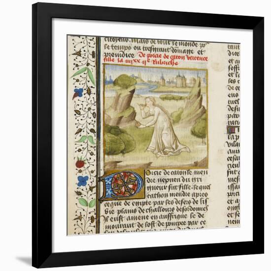 Le Livre des cleres et nobles femmes de Boccace.-null-Framed Giclee Print