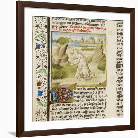 Le Livre des cleres et nobles femmes de Boccace.-null-Framed Giclee Print