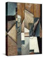 Le livre-Juan Gris-Stretched Canvas