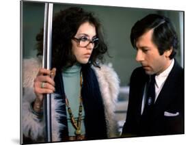 LE LOCATAIRE, 1976 directed by ROMAN POLANSKI Isabelle Adjani and Roman Polanski (photo)-null-Mounted Photo