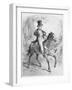 Le Locati, Plate 18 from Les Toquades, 1858-Paul Gavarni-Framed Giclee Print