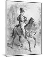 Le Locati, Plate 18 from Les Toquades, 1858-Paul Gavarni-Mounted Giclee Print