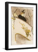 Le Loge Au Mascaron Dore (Programme For "Le Missionaire")-Henri de Toulouse-Lautrec-Framed Giclee Print