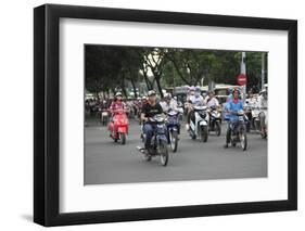 Le Loi Boulevard, Ho Chi Minh City (Saigon), Vietnam, Indochina, Southeast Asia, Asia-Wendy Connett-Framed Photographic Print