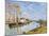 Le Loing A Saint-mammes-Alfred Sisley-Mounted Art Print