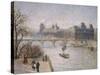 Le Louvre, 1901-Camille Pissarro-Stretched Canvas