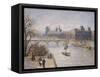 Le Louvre, 1901-Camille Pissarro-Framed Stretched Canvas