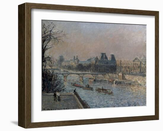 Le Louvre, Apres-Midi, 1902-Camille Pissarro-Framed Giclee Print