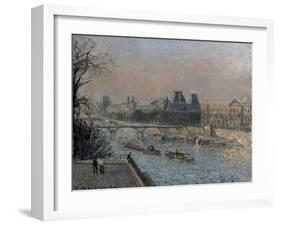 Le Louvre, Apres-Midi, 1902-Camille Pissarro-Framed Giclee Print