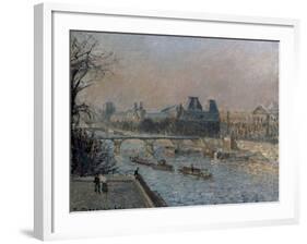 Le Louvre, Apres-Midi, 1902-Camille Pissarro-Framed Giclee Print