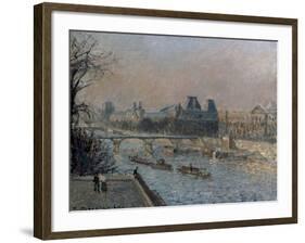 Le Louvre, Apres-Midi, 1902-Camille Pissarro-Framed Giclee Print