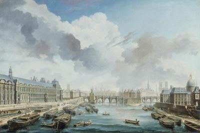 Le Louvre, le Pont-Neuf et le collège des Quatre Nations, vus du pont  Royal, 1755' Giclee Print - Nicolas Jean Baptiste Raguenet | AllPosters.com