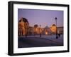 Le Louvre Museum and Glass Pyramids, Paris, France-David Barnes-Framed Photographic Print