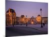 Le Louvre Museum and Glass Pyramids, Paris, France-David Barnes-Mounted Photographic Print