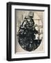 'Le Lutrin, Chant II (Boileau)', c1920, (1923)-Maxime Dethomas-Framed Giclee Print