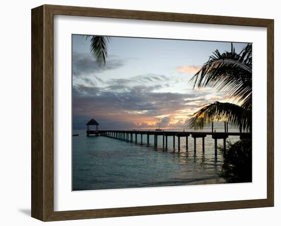Le Maitai Dream Fakarava Resort, Fakarava, Tuamotus, French Polynesia-Michele Westmorland-Framed Premium Photographic Print