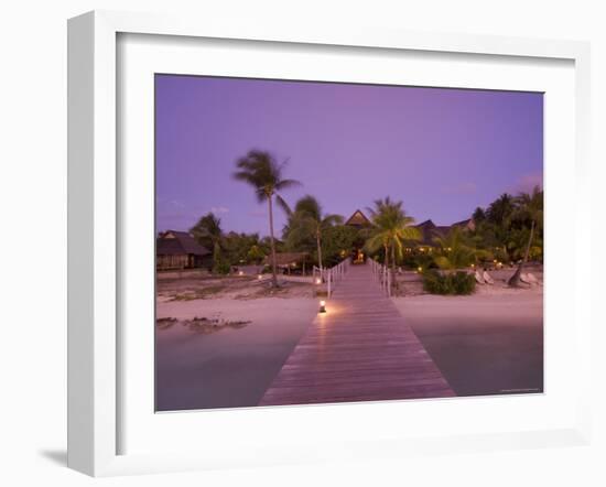 Le Maitai Dream Hotel, Fakarawa, Tuamotu Archipelago, French Polynesia Islands-Sergio Pitamitz-Framed Photographic Print