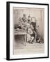 Le Mal De Tête, 1833-Honore Daumier-Framed Giclee Print
