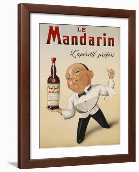 Le Mandarin L'Aperitif Prefere, 1932-null-Framed Art Print