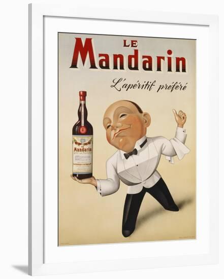 Le Mandarin L'Aperitif Prefere, 1932-null-Framed Art Print