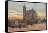 Le Mans, Cathedral 1907-Herbert Marshall-Framed Stretched Canvas