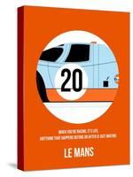 Le Mans Poster 1-Anna Malkin-Stretched Canvas