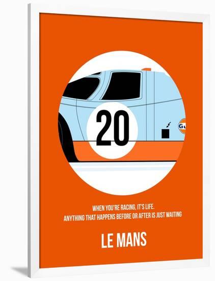 Le Mans Poster 1-Anna Malkin-Framed Art Print