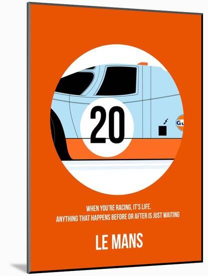 Le Mans Poster 1-Anna Malkin-Mounted Art Print