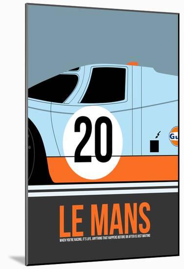 Le Mans Poster 2-Anna Malkin-Mounted Poster