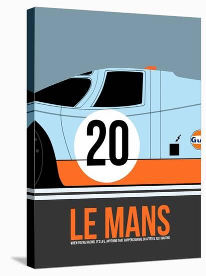 Le Mans Poster 2-Anna Malkin-Stretched Canvas