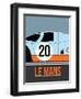 Le Mans Poster 2-Anna Malkin-Framed Art Print