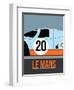 Le Mans Poster 2-Anna Malkin-Framed Art Print