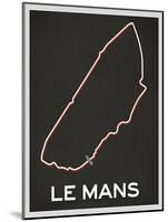 Le Mans Race Course-null-Mounted Poster