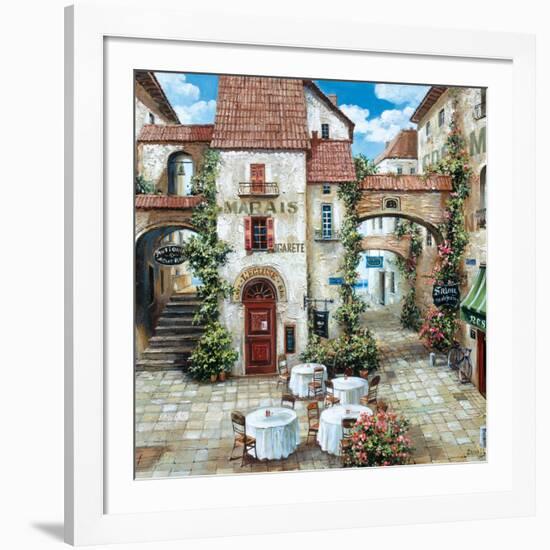 Le Marais (Square)-Roger Duvall-Framed Art Print