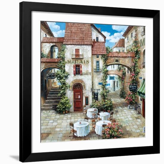 Le Marais (Square)-Roger Duvall-Framed Art Print