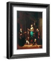 Le Marchand de Volaille-Gabriel Metsu-Framed Giclee Print