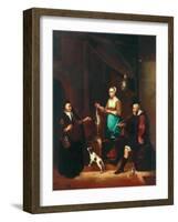 Le Marchand de Volaille-Gabriel Metsu-Framed Giclee Print