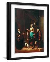 Le Marchand de Volaille-Gabriel Metsu-Framed Giclee Print