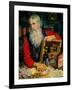 Le Marchand (Vieil Homme Avec De L'argent Et Un Boulier). Peinture De Boris Michaylovich Kustodiev-Boris Mikhailovich Kustodiev-Framed Giclee Print