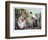 Le Marche Aux Fleurs, Published by Rodwell and Martin, 1820-John James Chalon-Framed Giclee Print