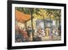 Le Marche aux Fleurs-Eugene Auguste Deully-Framed Art Print