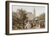 Le marché aux fleurs.-Pierre Julien Gilbert-Framed Giclee Print